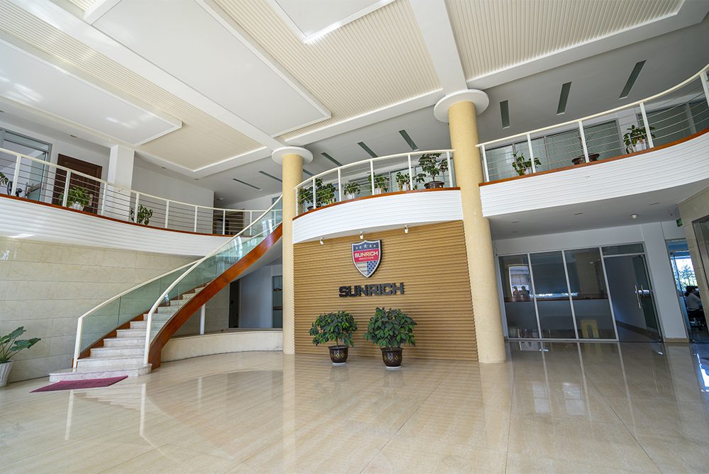 Sunrich office lobby
