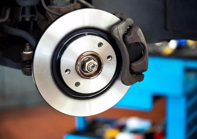 Brake disc and caliper assembly